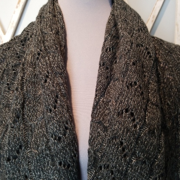 L Karen Scott luxsoft open front cardigan - Picture 3 of 8